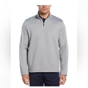 NWT PGA Tour Textured Long Sleeve Quarter-Zip Sweatshirt, XL